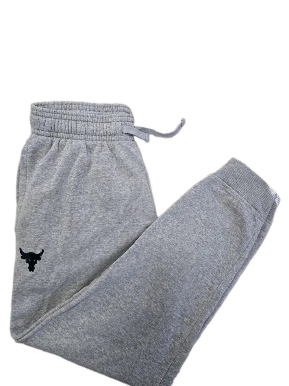 UA Project Rock Fleece Jogger Sweatpants Men's Large Grey EUC